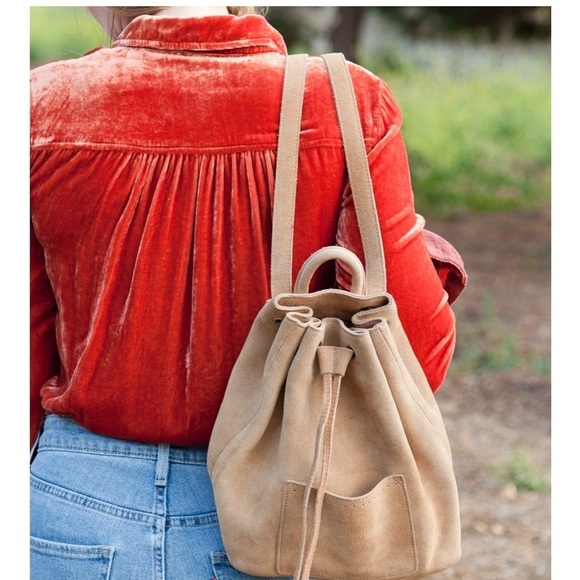 Anthropologie Holding Horses Rust Orange Crushed Velvet Silk Button Down Size S - Picture 5 of 15